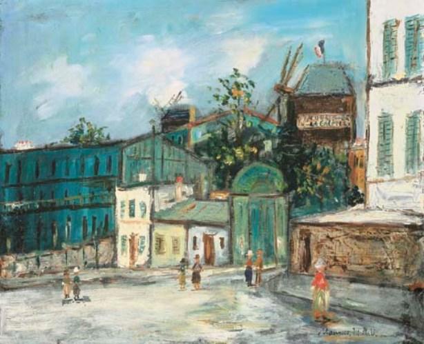 Le Moulin De La Galette At Montmartre 2 — Maurice Utrillo