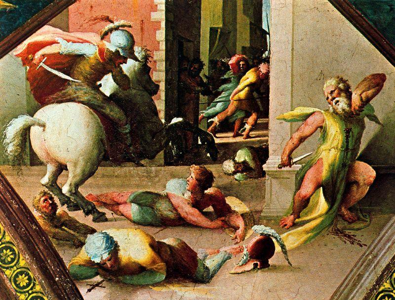 The Suicide Of Cato Utica — Domenico Di Pace Beccafumi