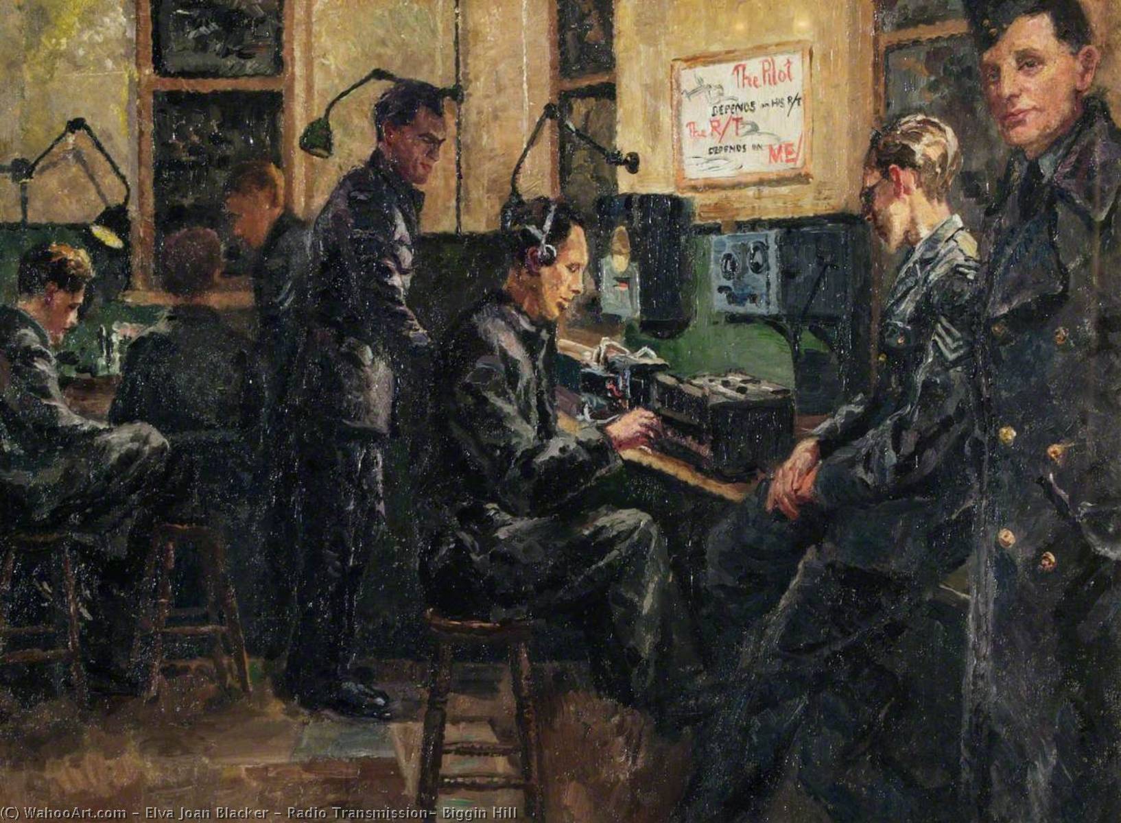 Radio Transmission, Biggin Hill — Elva Joan Blacker