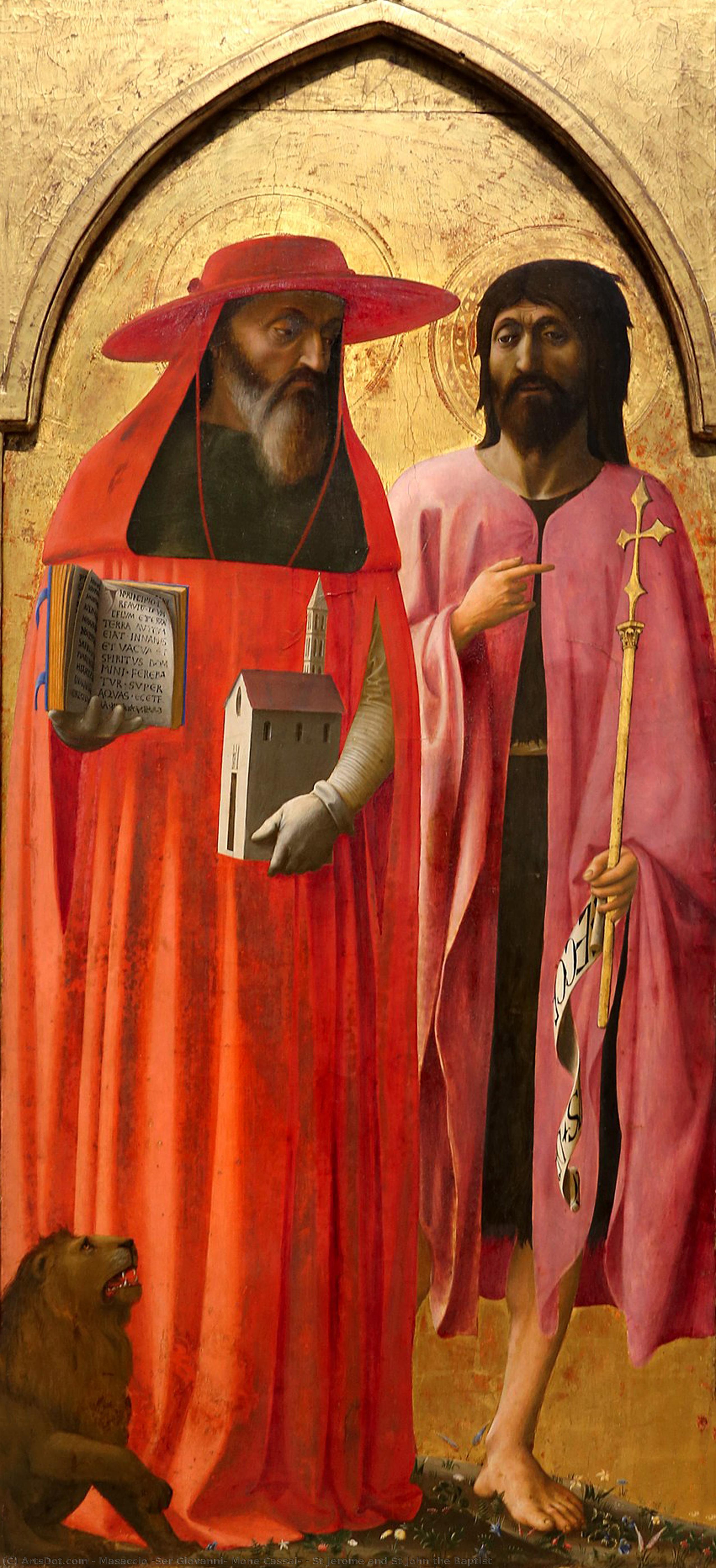 St Jerome And St John The Baptist — Мазаччо