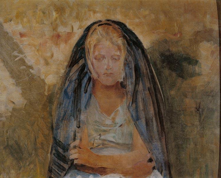 Sketch For The Portrait Of A Girl — Jacek Malczewski