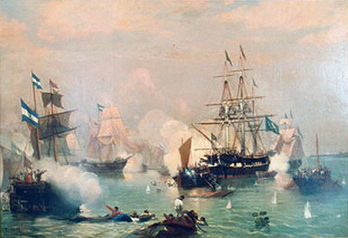Battle Of Riachuelo — Edoardo Federico De Martino