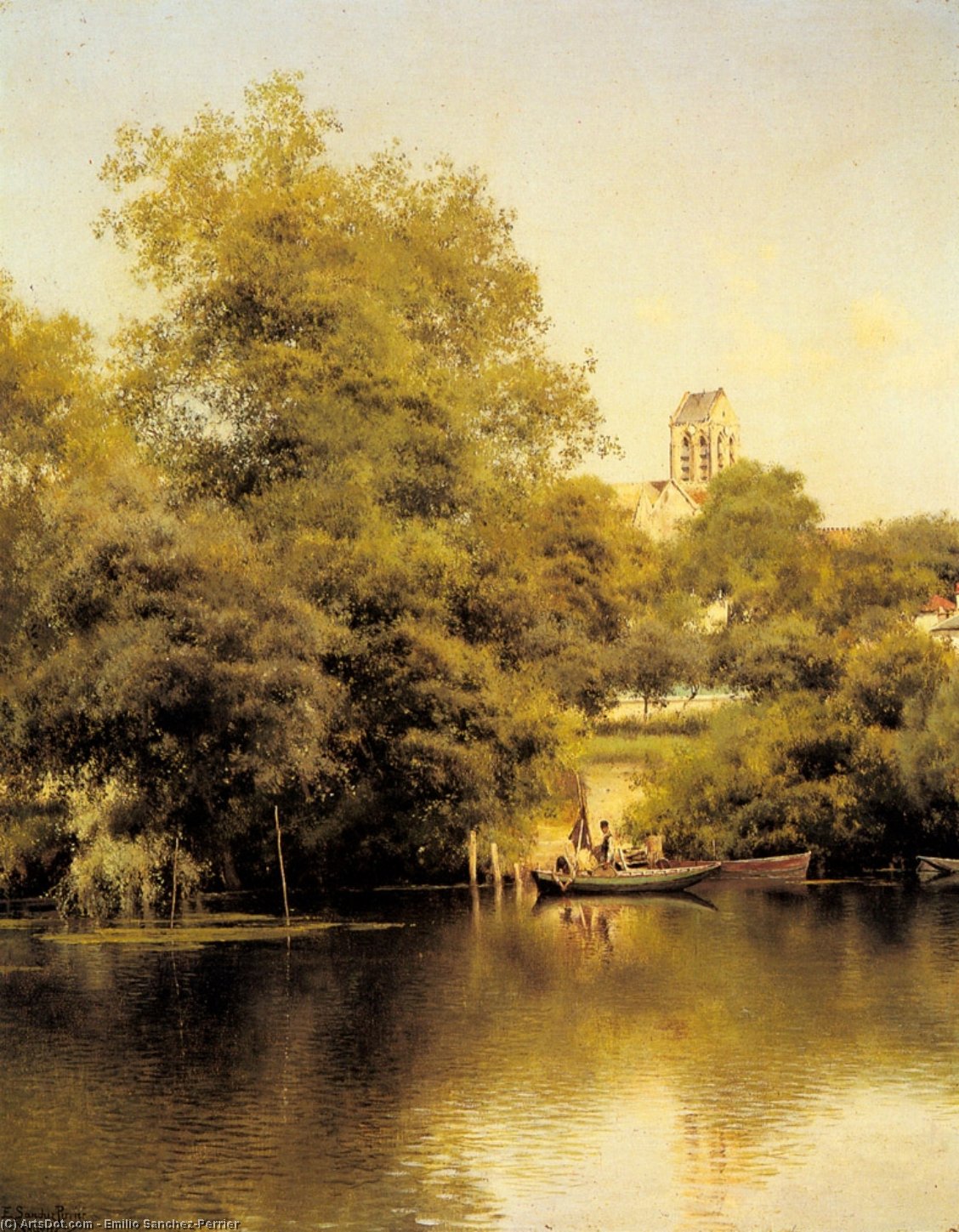 L'oise Sur Auvers — Emilio Sanchez-perrier
