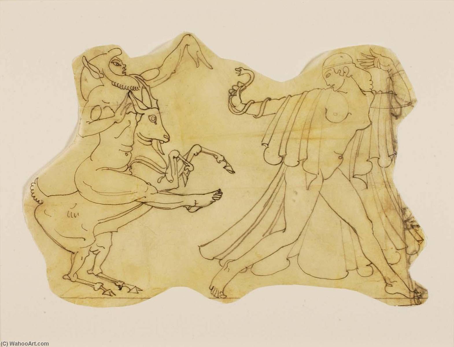 Satyr Chasing Maenad — Paul Manship