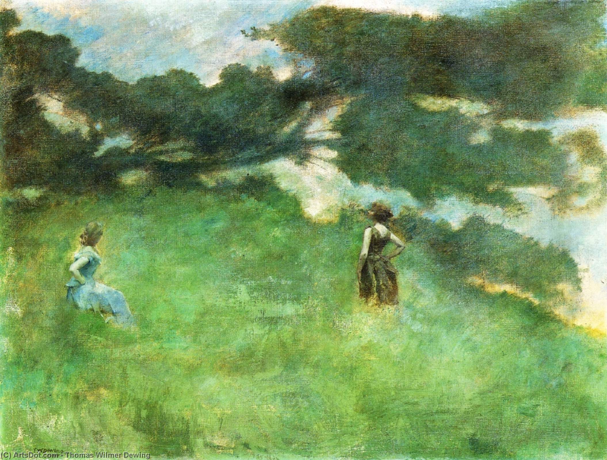 The Hermit Thrush — Thomas Wilmer Dewing