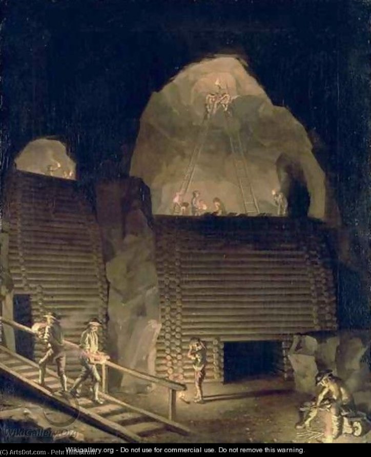 Falun Copper Mine — Pehr Hilleström