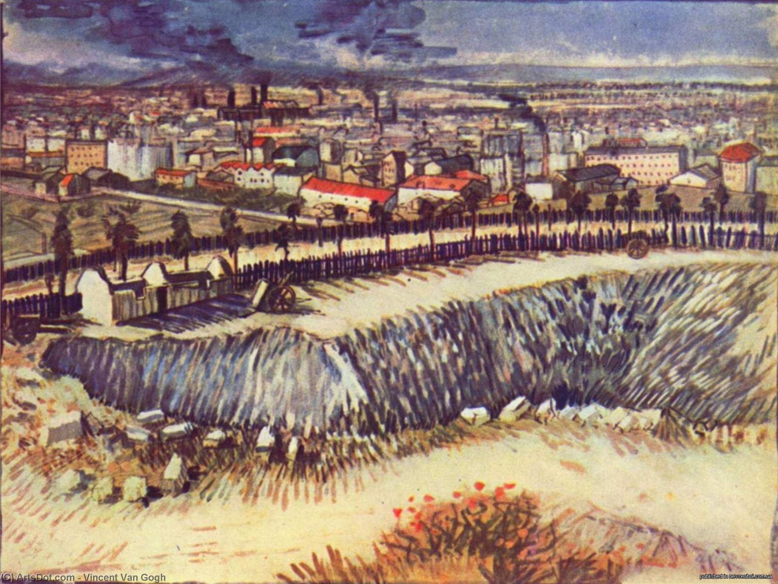 Outskirts Of Paris Near Montmartre — Vincent Willem Van Gogh