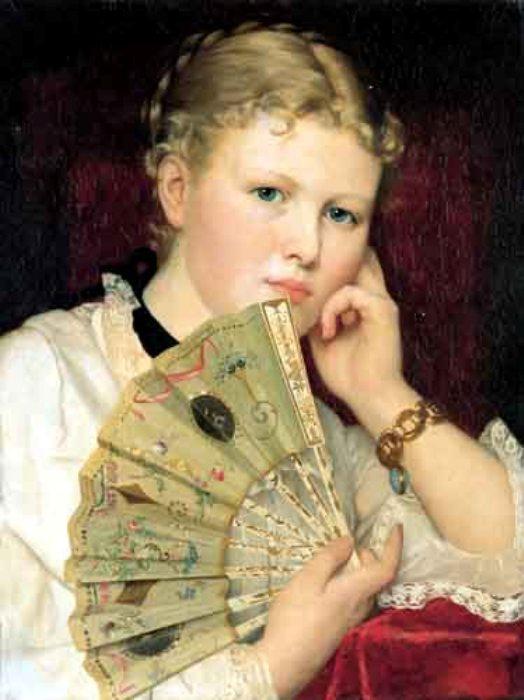 Girl With Fan — Wladyslaw Czachórski