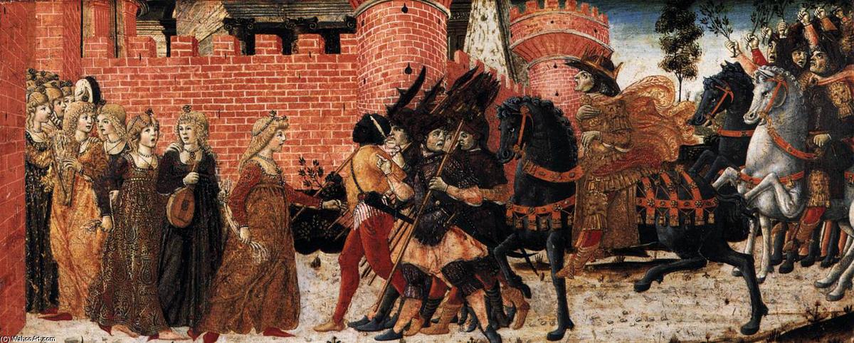 The Meeting Of Jephthah And His Daughter — Benvenuto Di Giovanni Di Meo Del Guasta