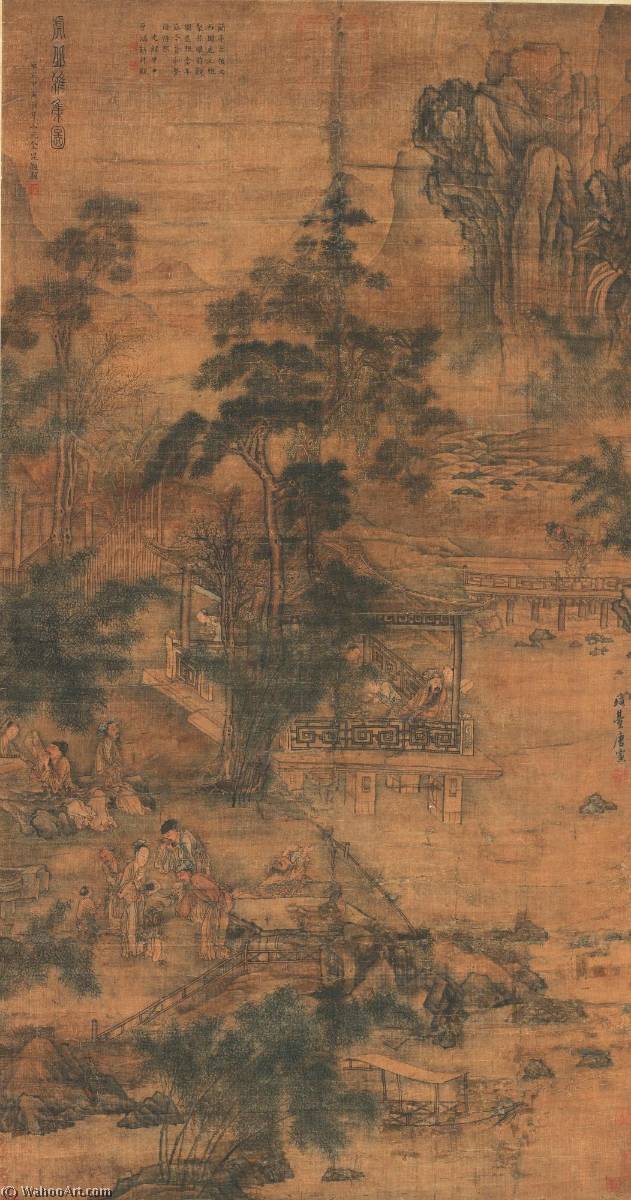 Huqiu Gathering — Tang Yin