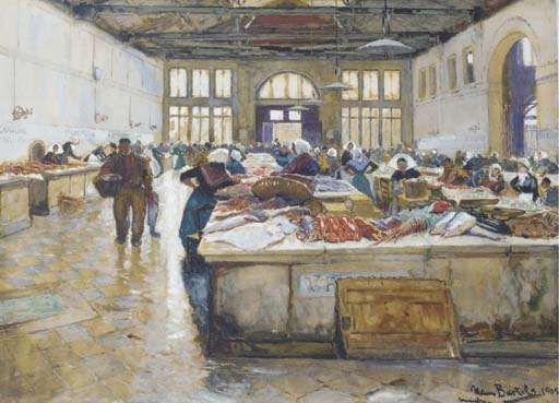 Marché Au Poisson — Hans Von Bartels