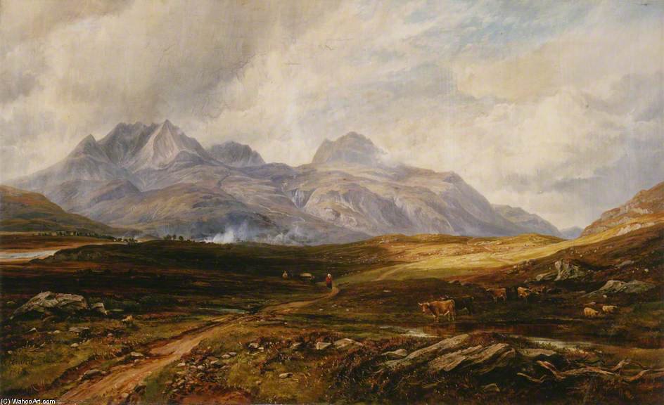 Moorland Near Kinlochewe, Ross-shire — Arthur Perigal The Younger