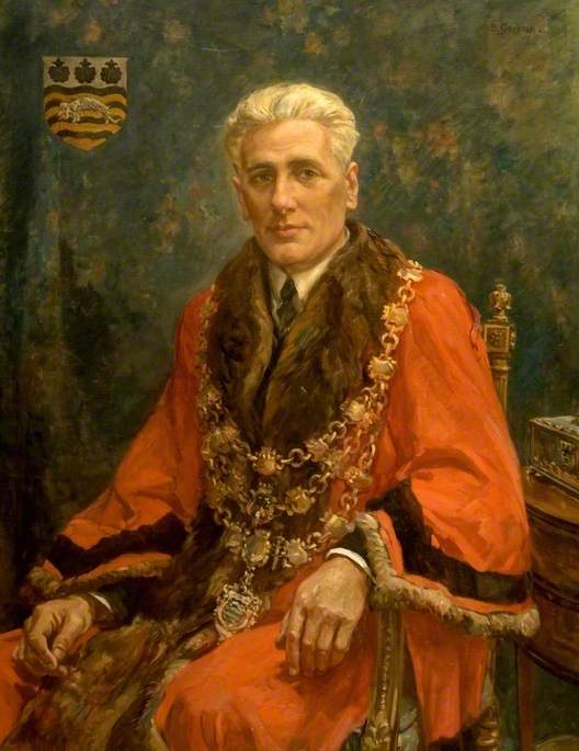 Herbert Spencer Carter (1850–1956), Mayor Of Poole (1912, 1924–1926 1931) — Bernard Finnigan Gribble