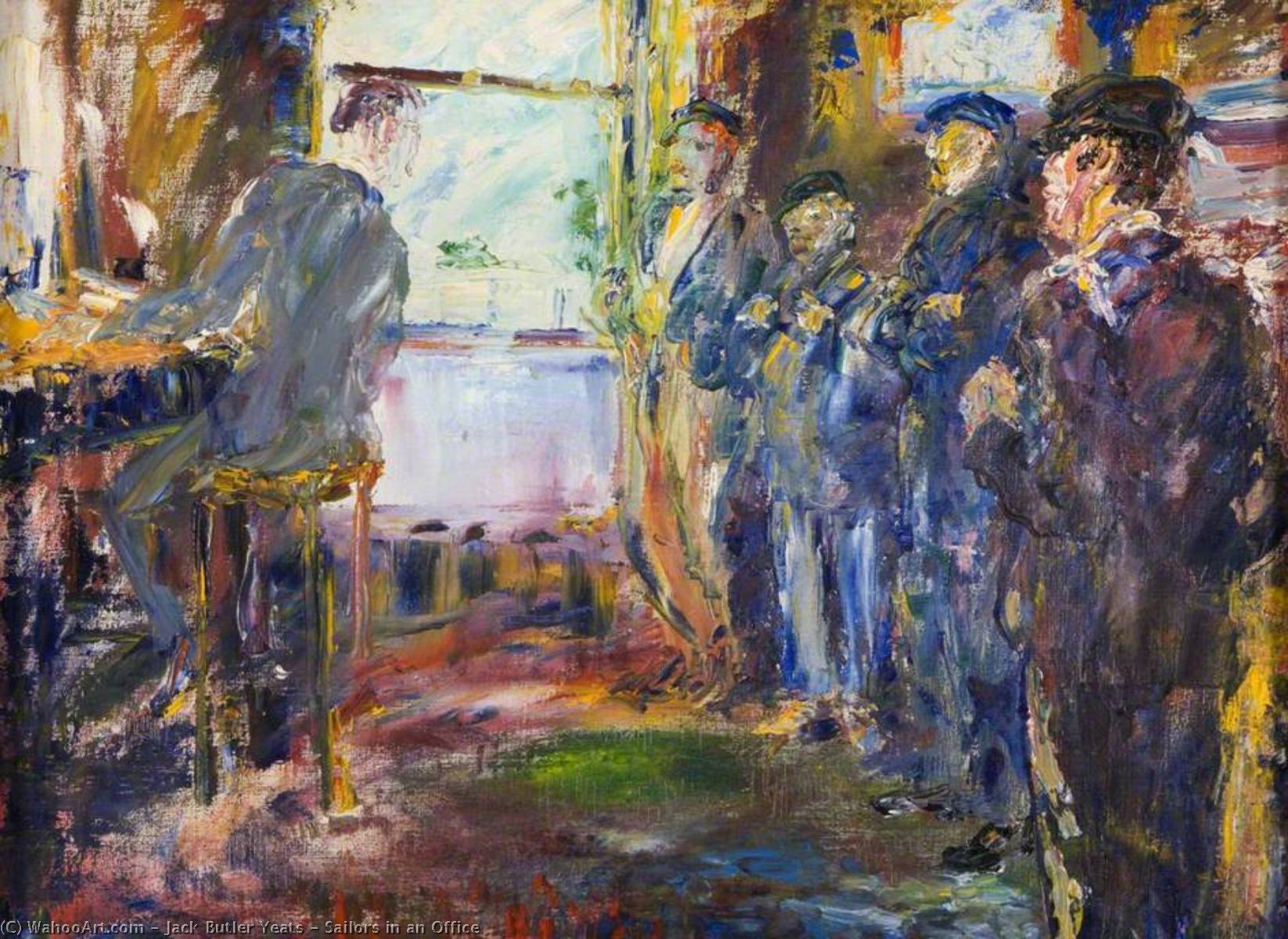 Sailors In An Office — Jack Butler Yeats
