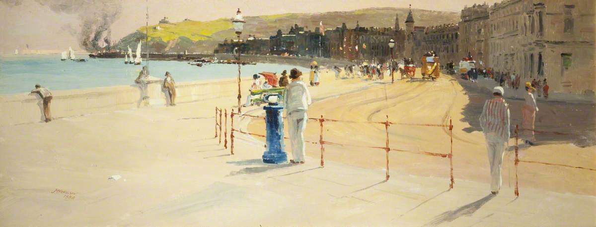 A Summer Afternoon, Douglas Promenade — John Miller Nicholson