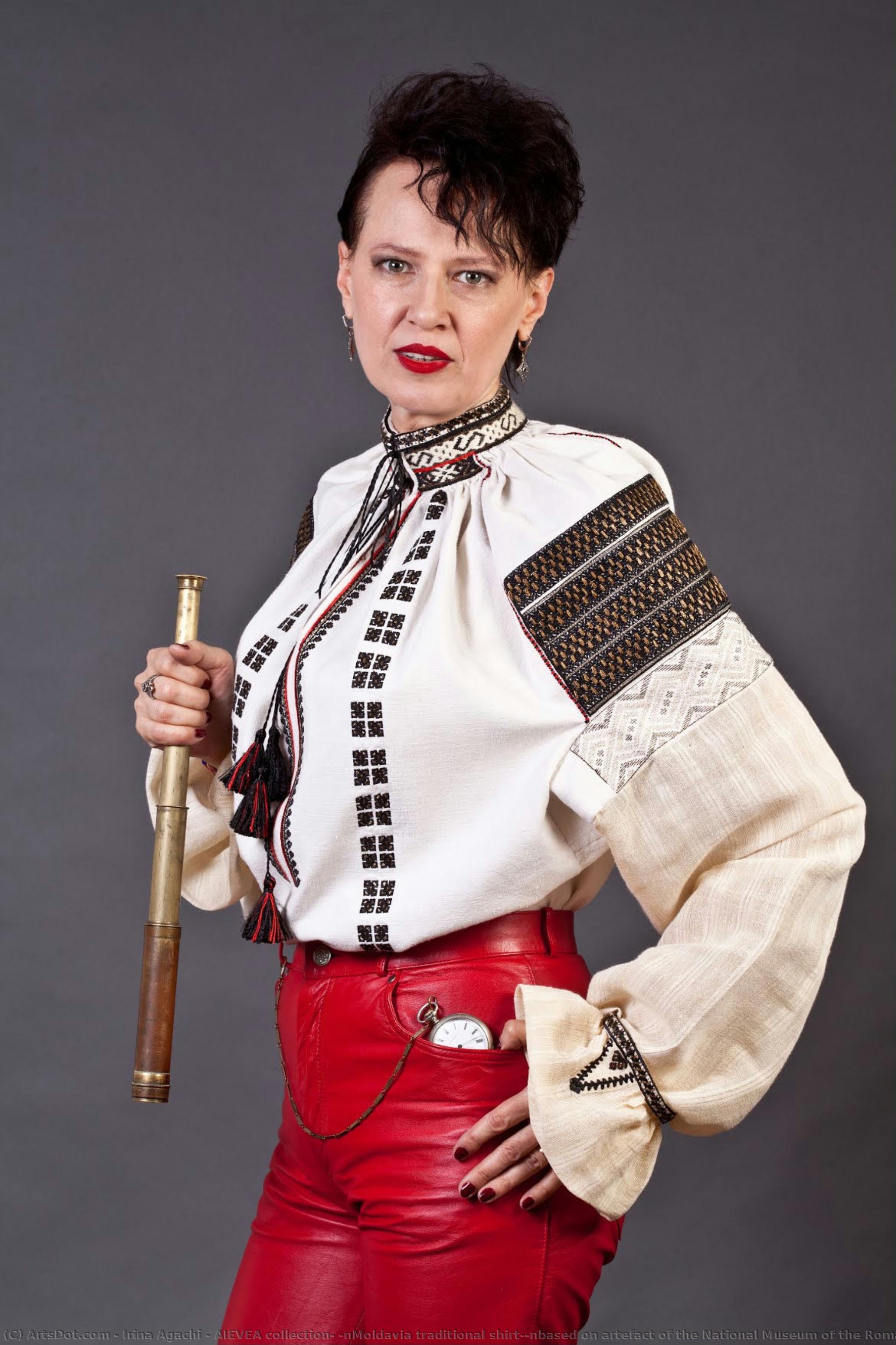 Aievea Collection; \nmoldavia Traditional Shirt;\nbased On Artefact Of The National Museum Of The Romanian Peasant — Irina Agachi