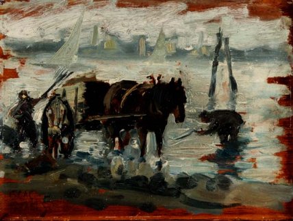 Gathering Kelp — Isak Lazars Israels
