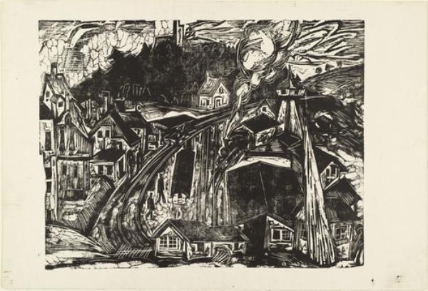 Königstein Railroad Station In The Taunus — Ernst Ludwig Kirchner