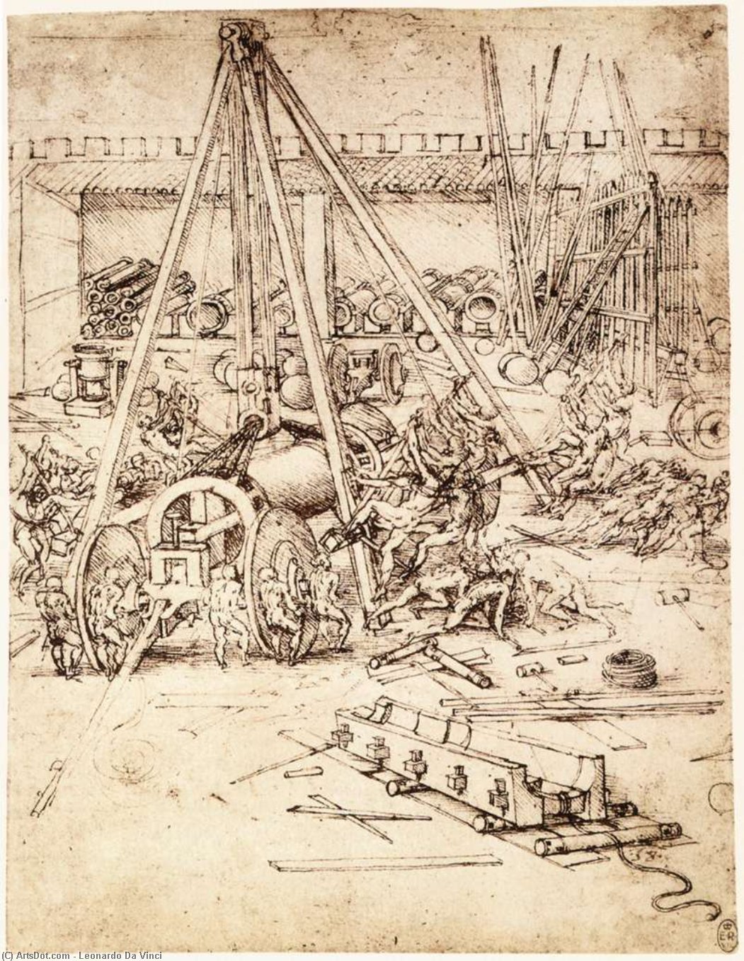 Литейный Цех (cannon Foundry) — Леонардо Да Винчи