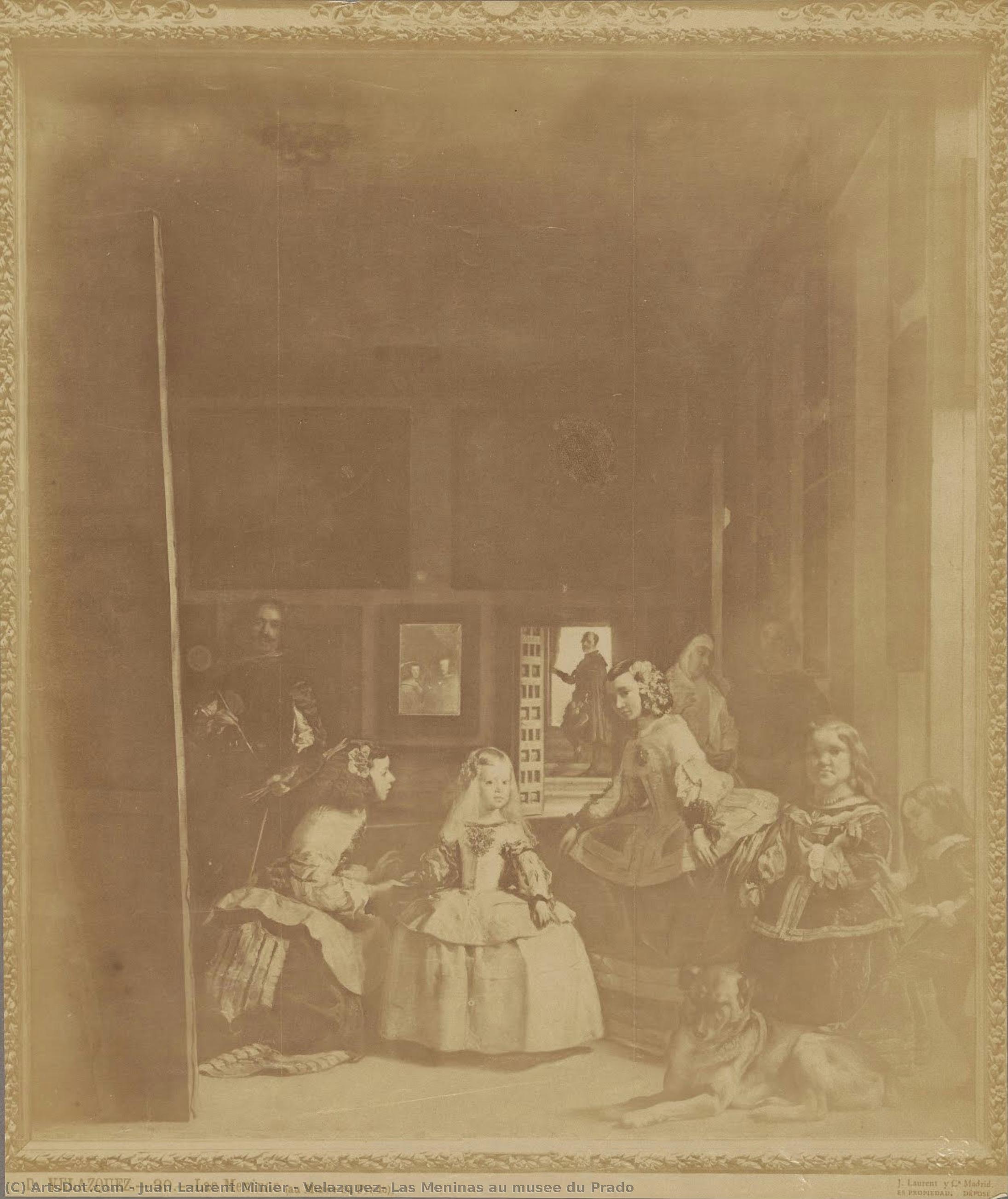 Velazquez: Las Meninas Au Musee Du Prado — フアン・ローラン・ミニエ