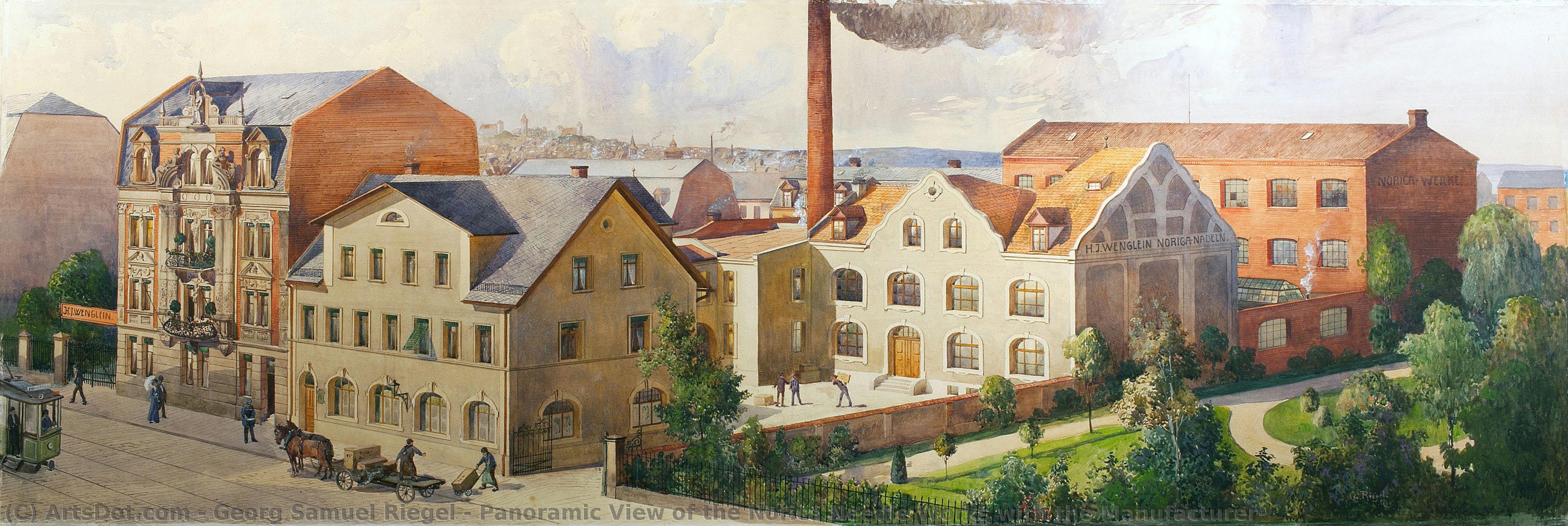Panoramic View Of The Norica Needle Works With The Manufacturer — Georg Samuel Riegel