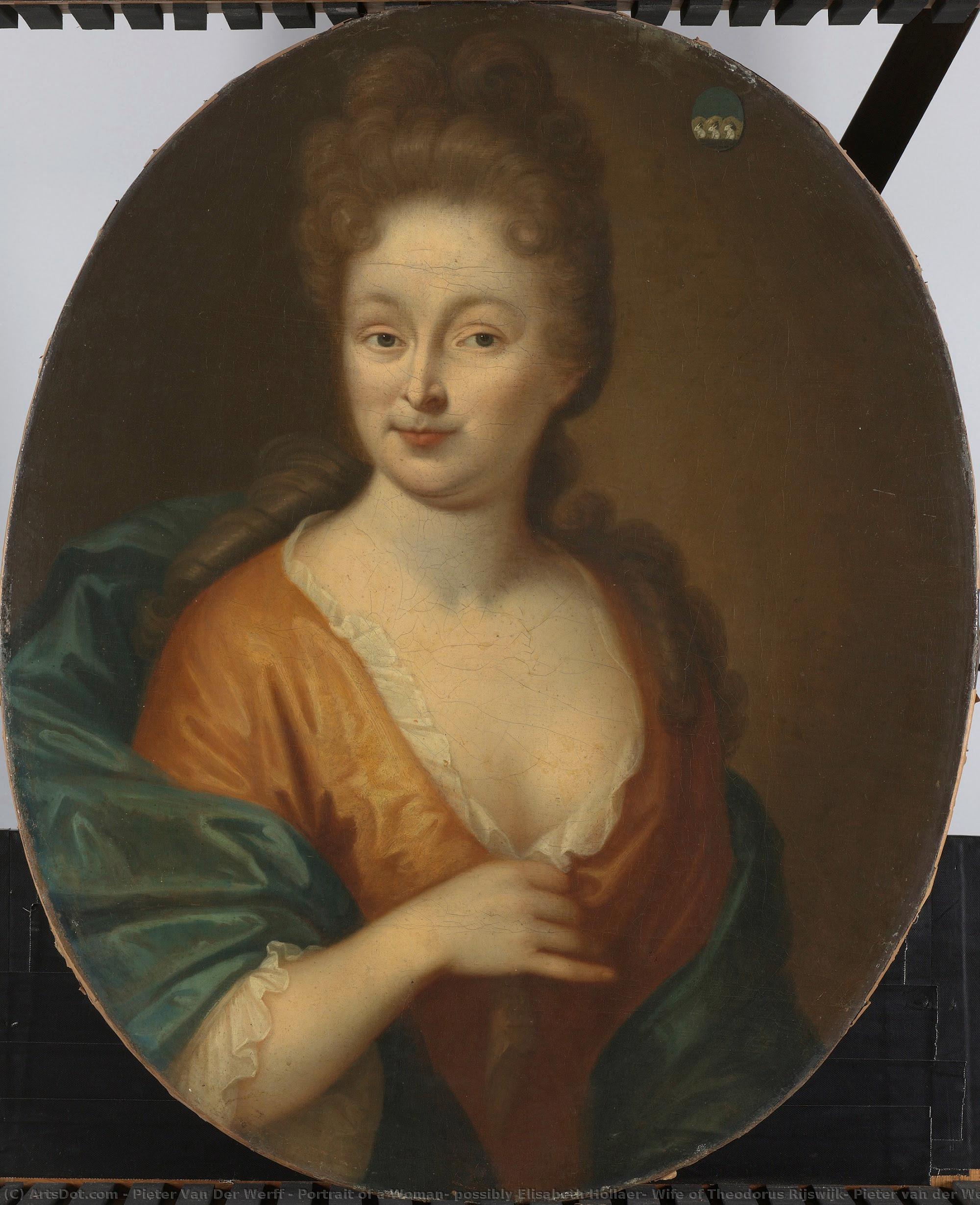 Portrait Of A Woman, Possibly Elisabeth Hollaer, Wife Of Theodorus Rijswijk, Pieter Van Der Werff (attributed To), C. 1700 - C. 1722 — Pieter Van Der Werff