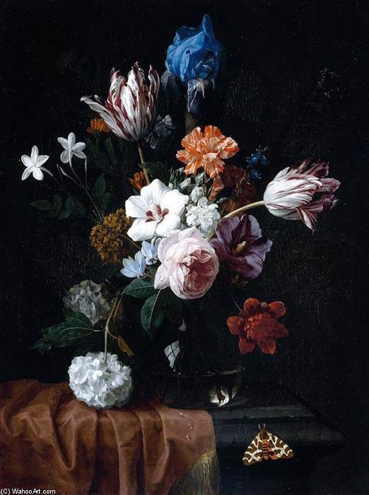 Flower Still-life — Nicolaes Van Veerendael