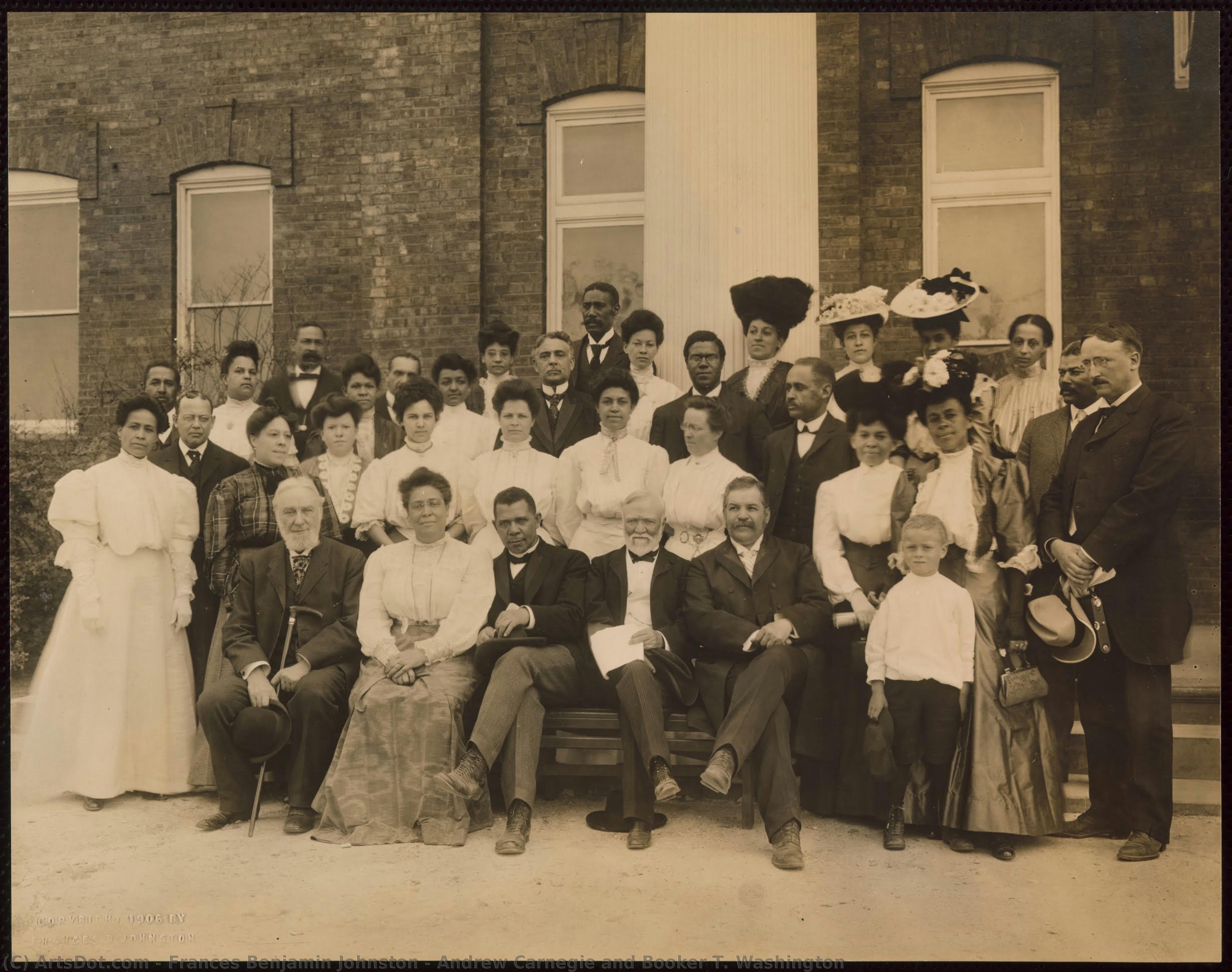 Andrew Carnegie And Booker T. Washington — Frances Benjamin Johnston