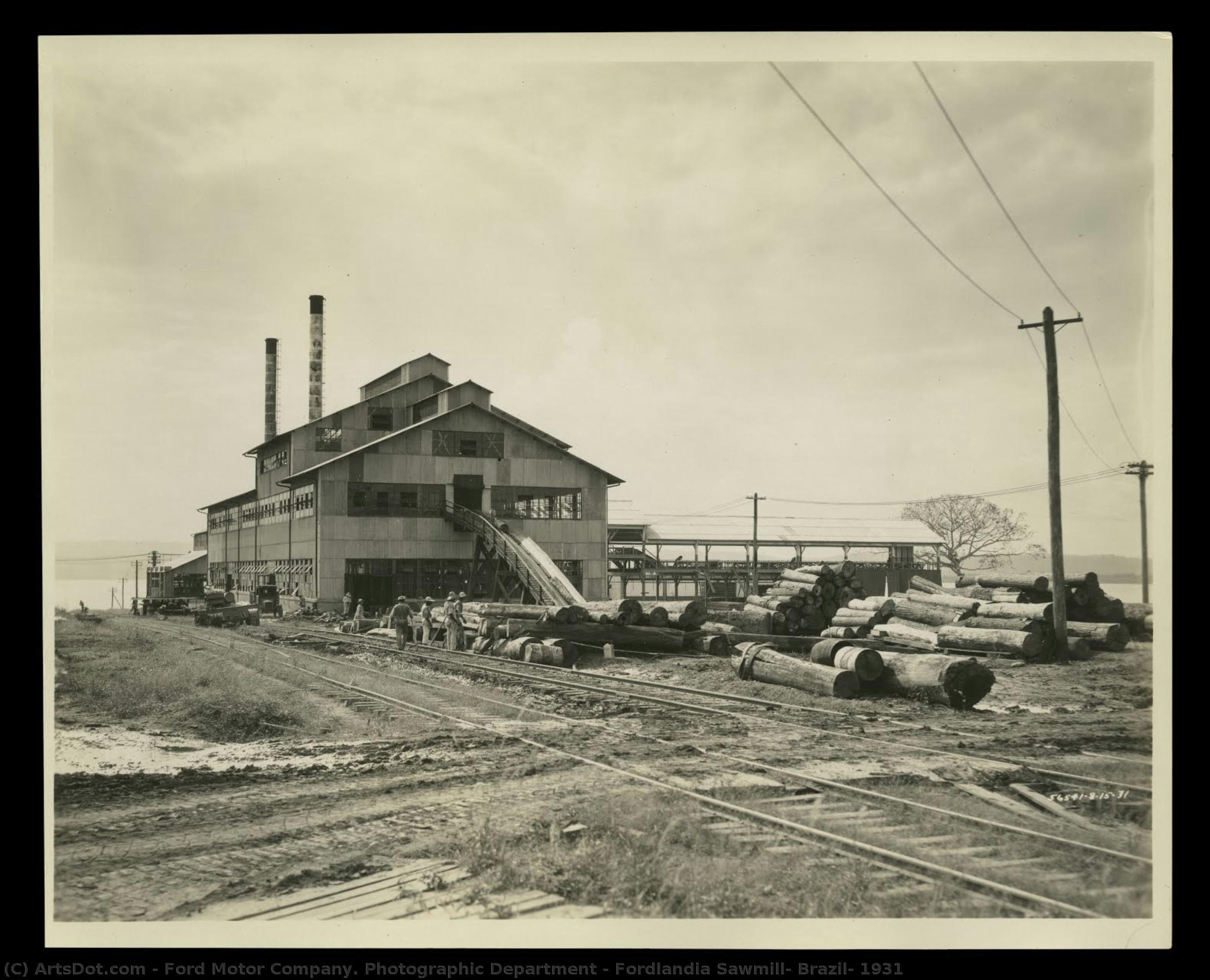 Fordlandia Sawmill, Brazil, 1931 — Ford Motor Company Fotografenabteilung