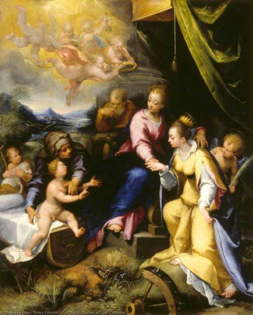 The Mystic Marriage Of Saint Catherine — Denys Calvaert