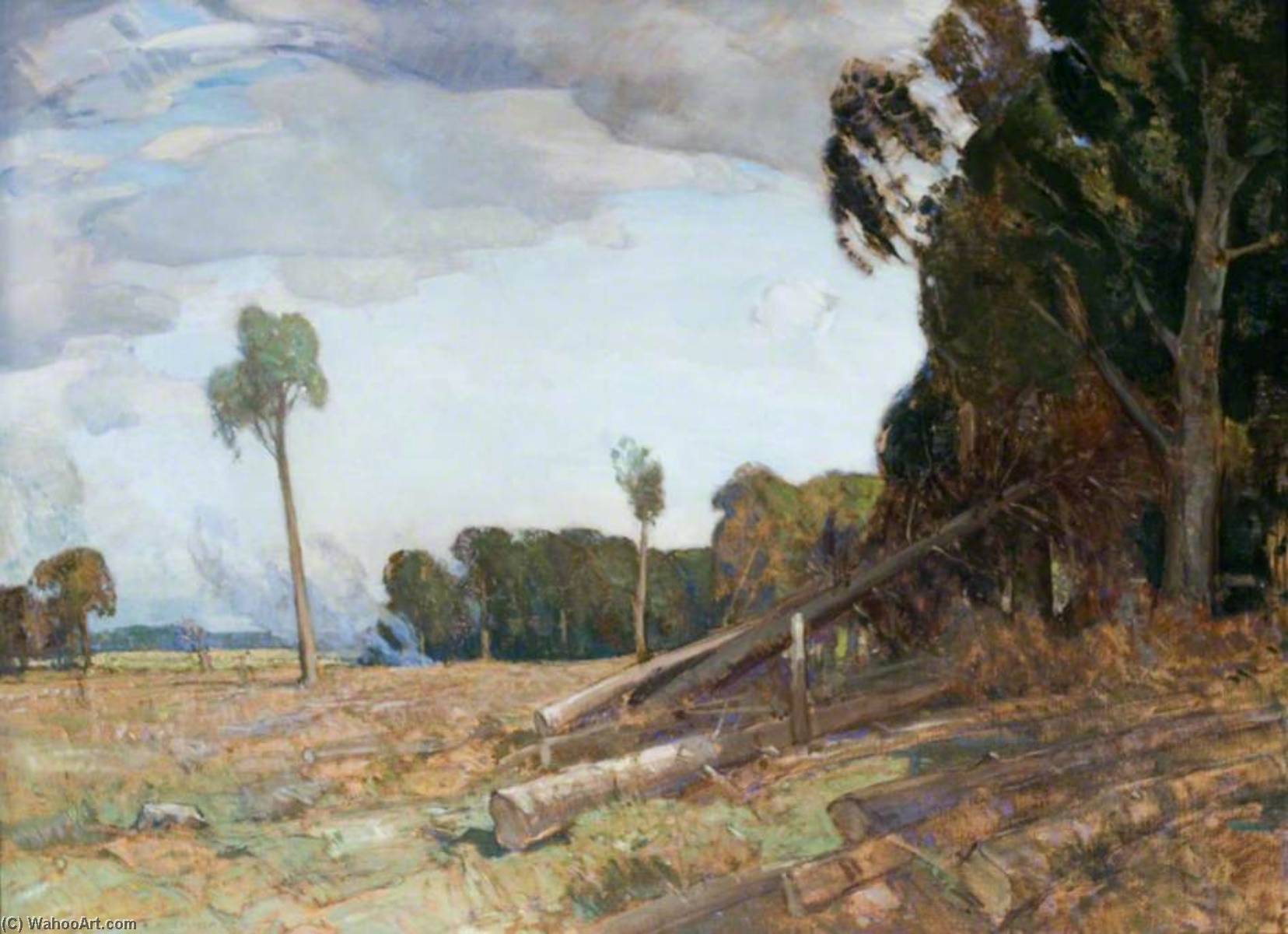 Felling Timber, Cally — Alick Riddell Sturrock