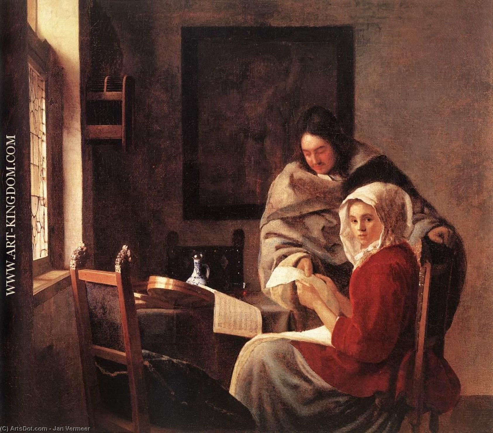Girl Interrupted At Her Music — Johannes Vermeer