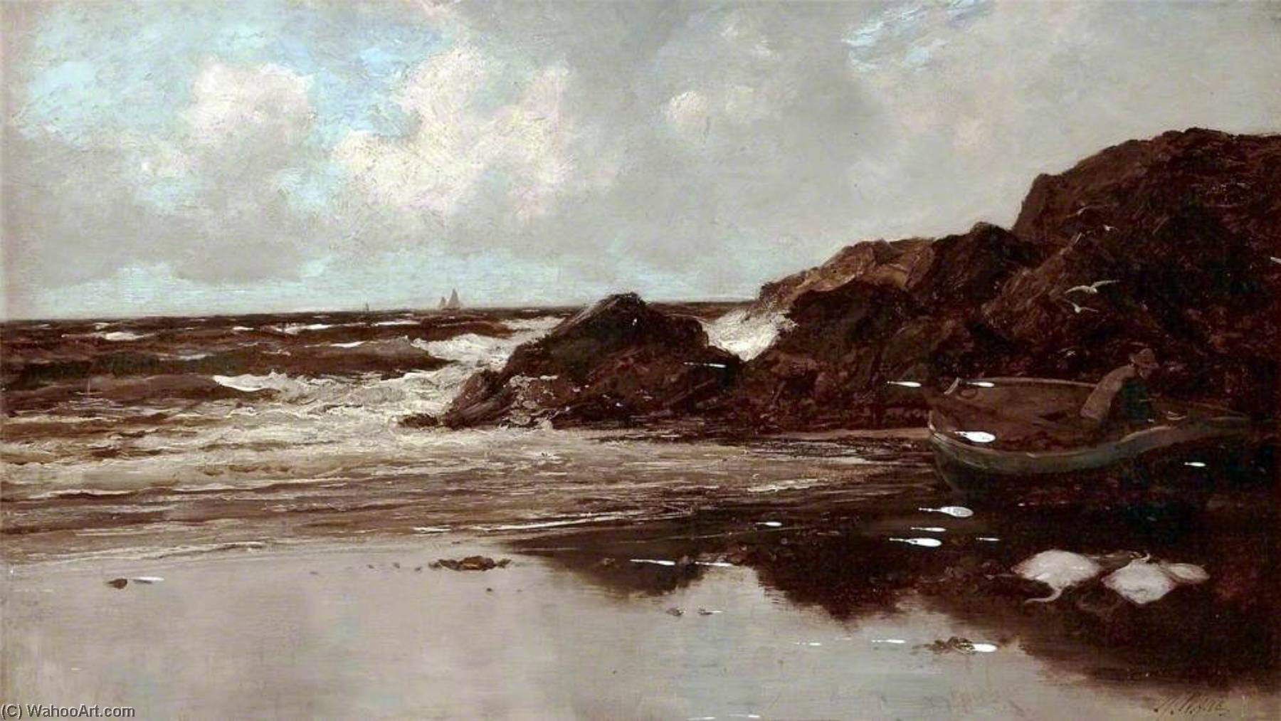 A Rocky Headland, Isle Of Man — Richard Wane