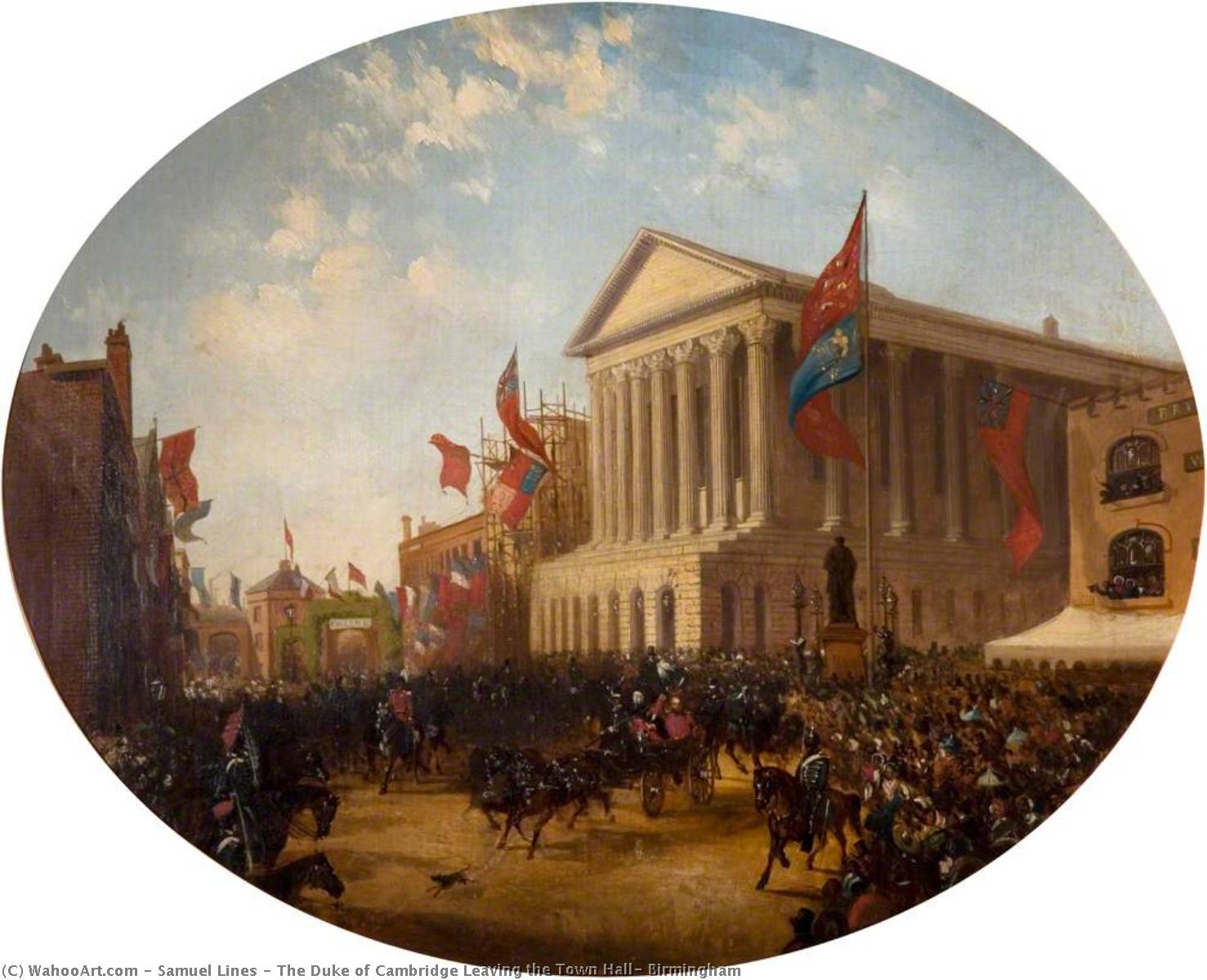 The Duke Of Cambridge Leaving The Town Hall, Birmingham — Samuel Lines