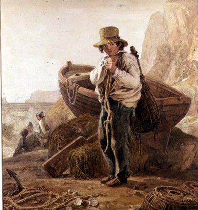 The Young Fisherboy — Joshua Cristall