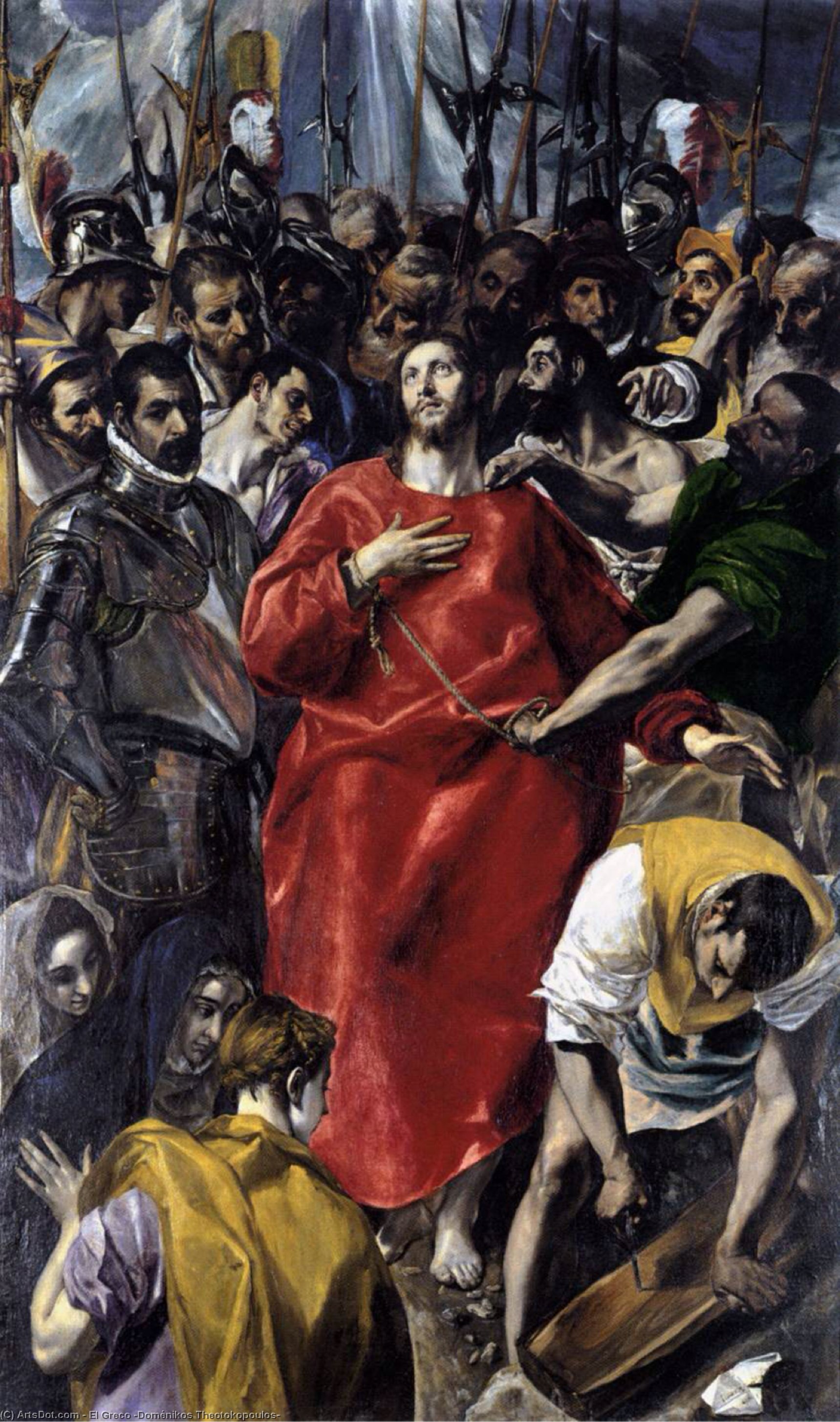 The Disrobing Of Christ (el Espolio) — El Greco