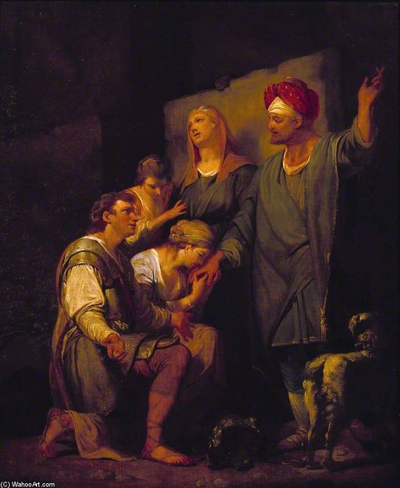 The Hero's Father Blesses His Marriage — John Hamilton Mortimer