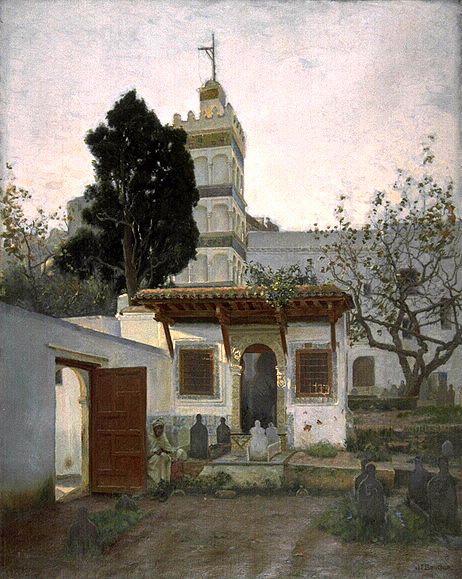 La Mosquée Sidi Abder Rhaman À Alger (titre Inscrit) — Joseph-félix Bouchor