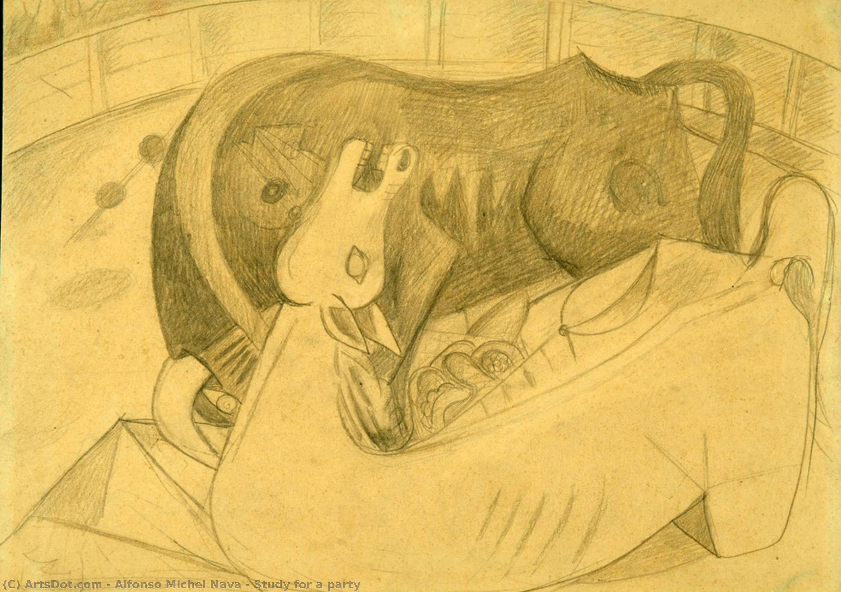 Study For A Party — Alfonso Michel Nava