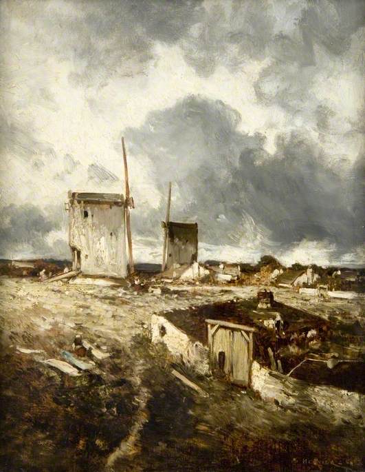 Windmills — Louis Adolphe Hervier