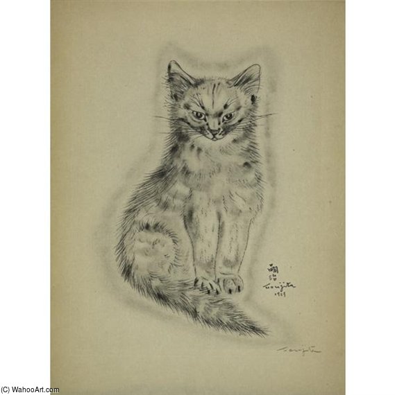 Untitled From A Book Of Cats — Léonard Tsuguharu Foujita