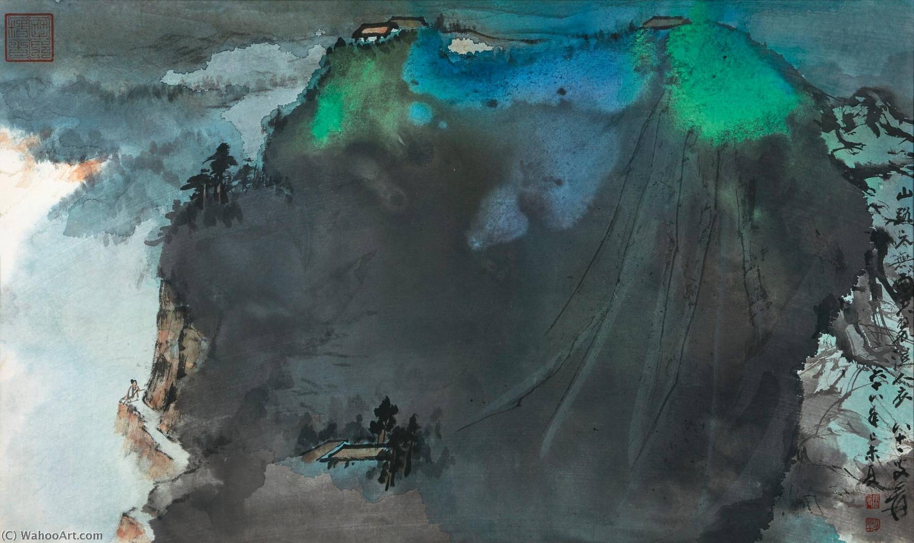Summer Mountains In The Clouds — Чжан Дацянь