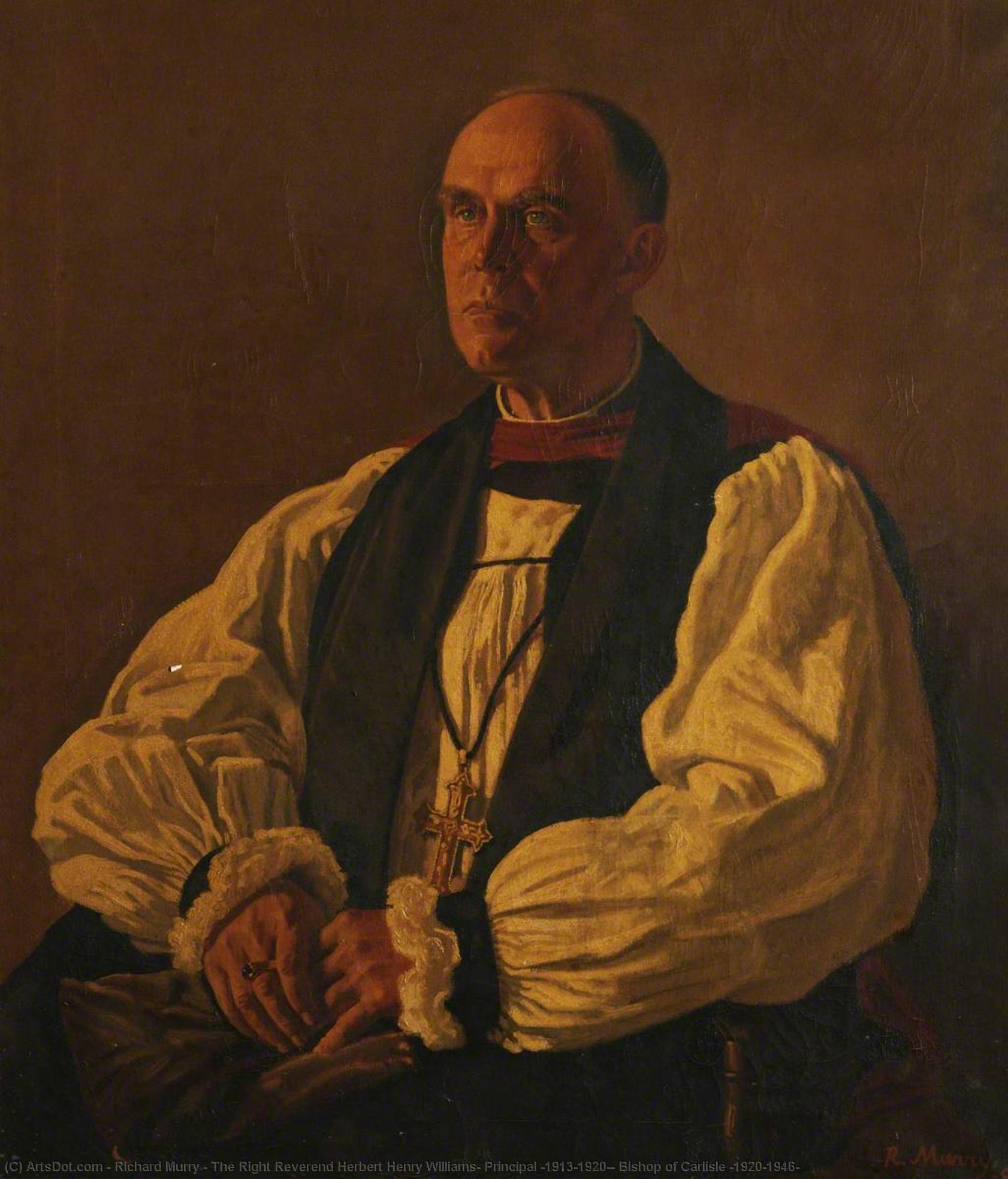The Right Reverend Herbert Henry Williams, Principal (1913–1920), Bishop Of Carlisle (1920–1946) — Richard Murry