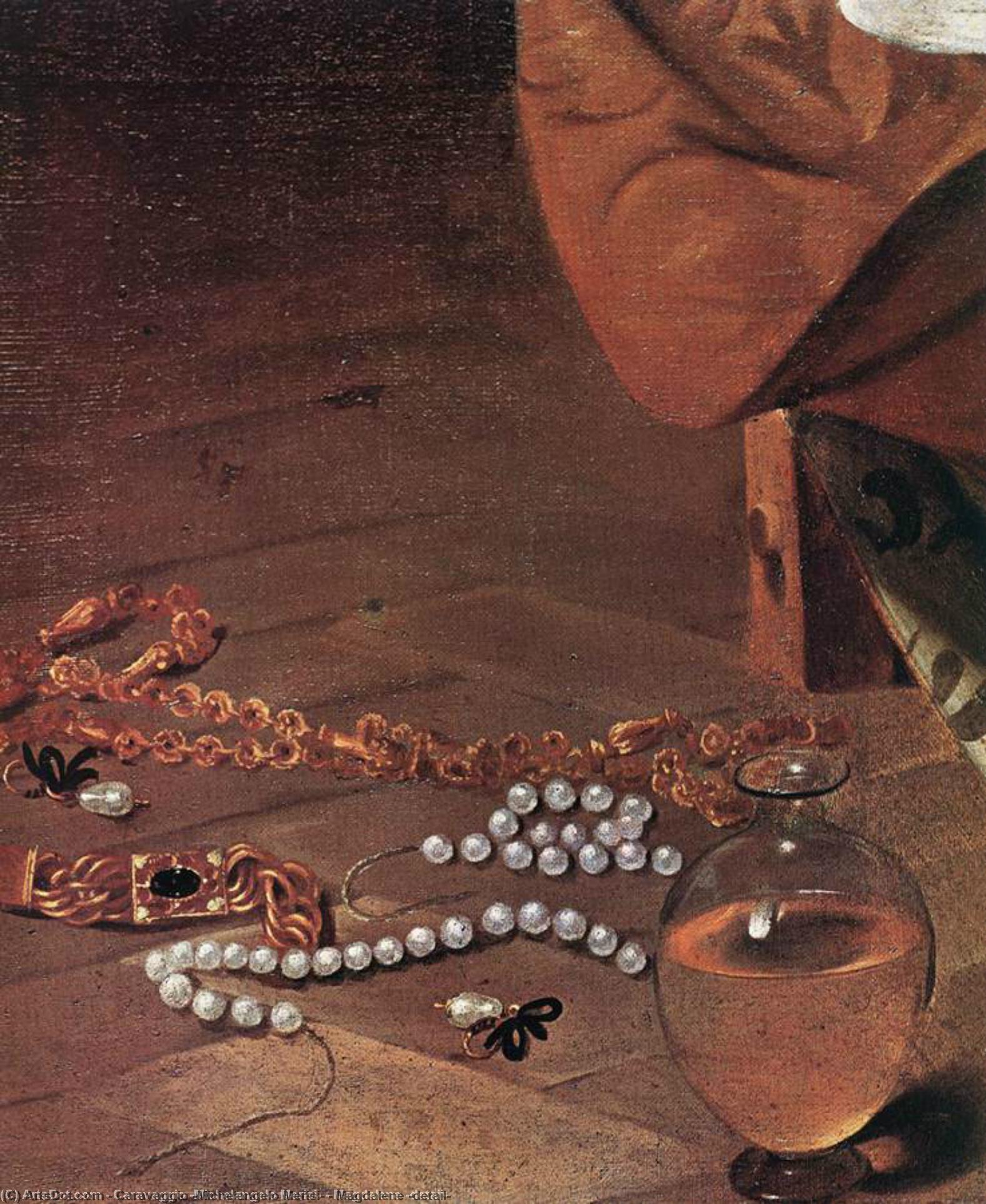 Magdalene (detail) — カラヴァッジョ