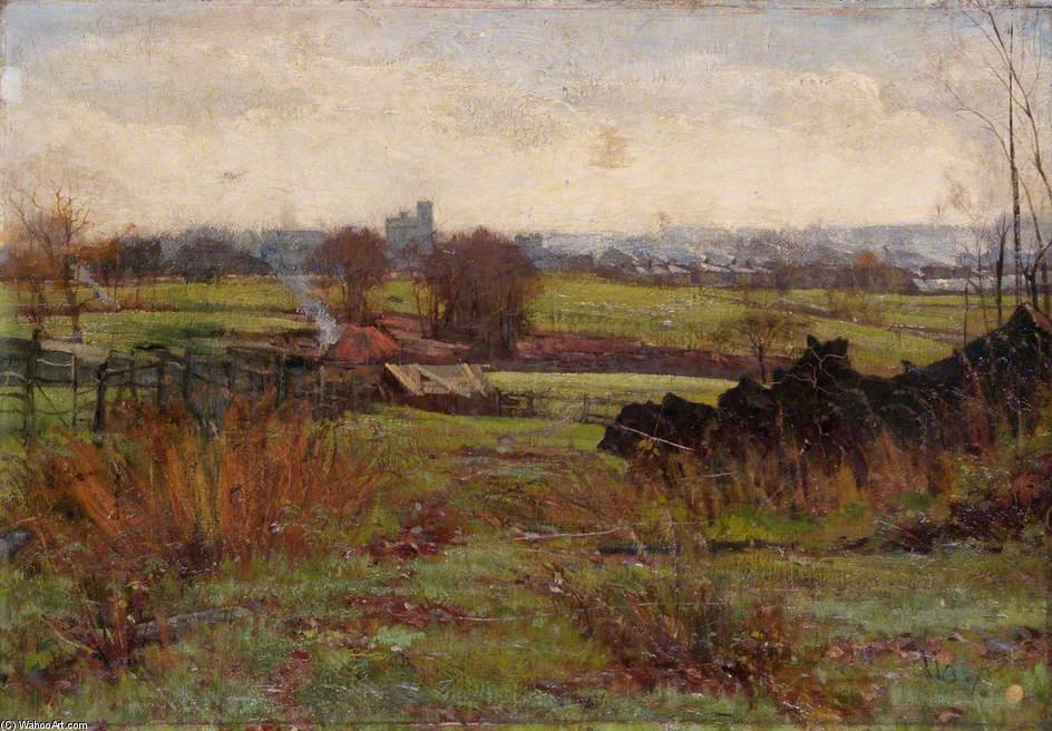 Finchley Road Fields, Hampstead — Claude Hayes