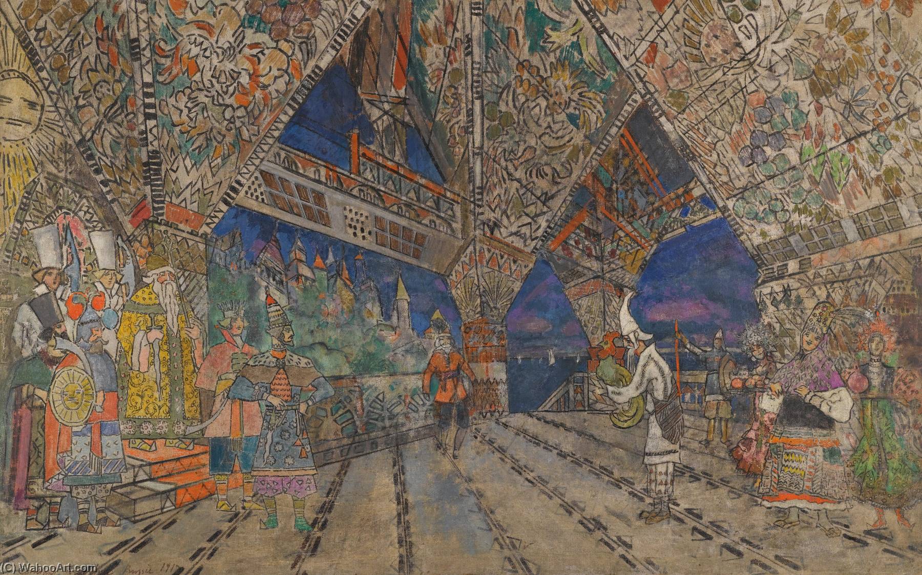 Stage Design For Le Coq D'or — Konstantin Alexeievitch Korovin