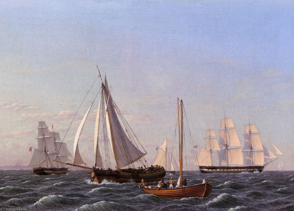 Sailing Ships — Christoffer Wilhelm Eckersberg
