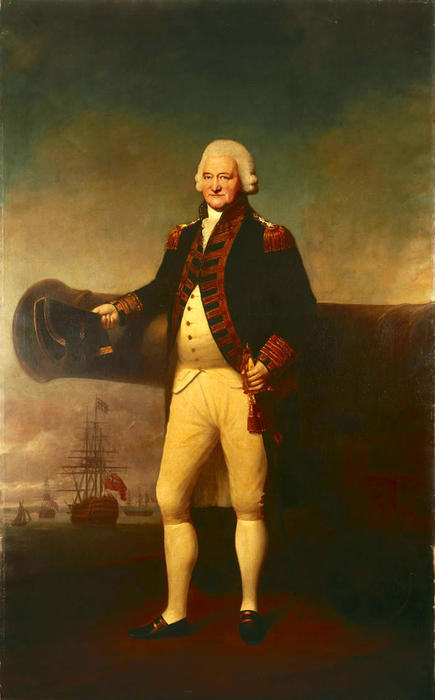 Sir Peter Parker Bt, 1721-1811, Admiral Of The Fleet — Lemuel Francis Abbott