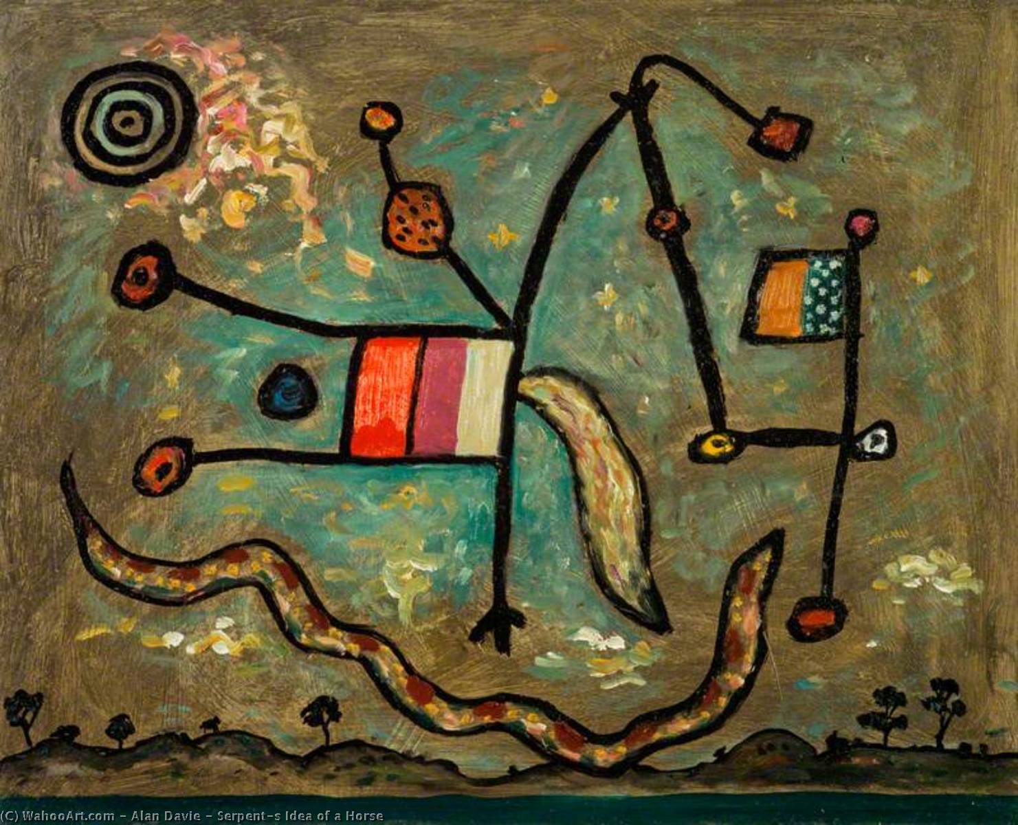 Serpent's Idea Of A Horse — Alan Davie