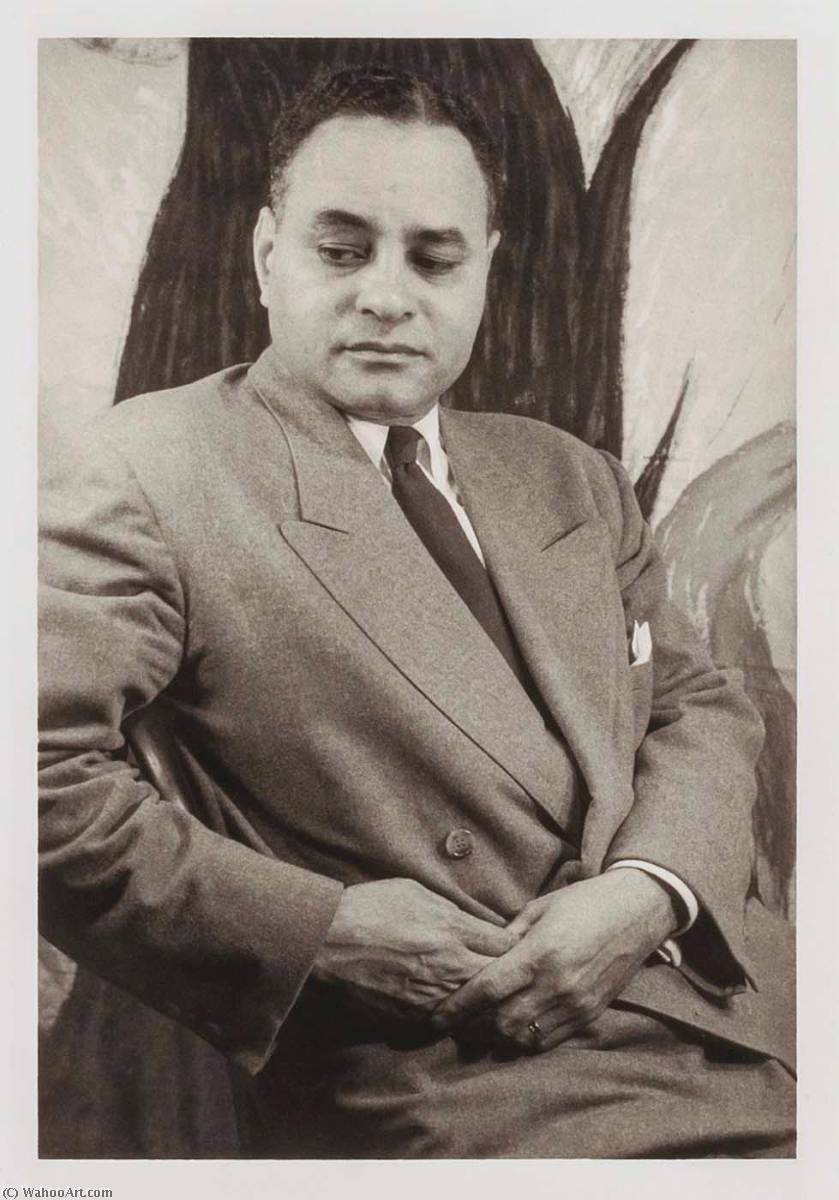 Ralph Bunche, From The Portfolio O Write My Name American Portraits, Harlem Heroes — Carl Van Vechten